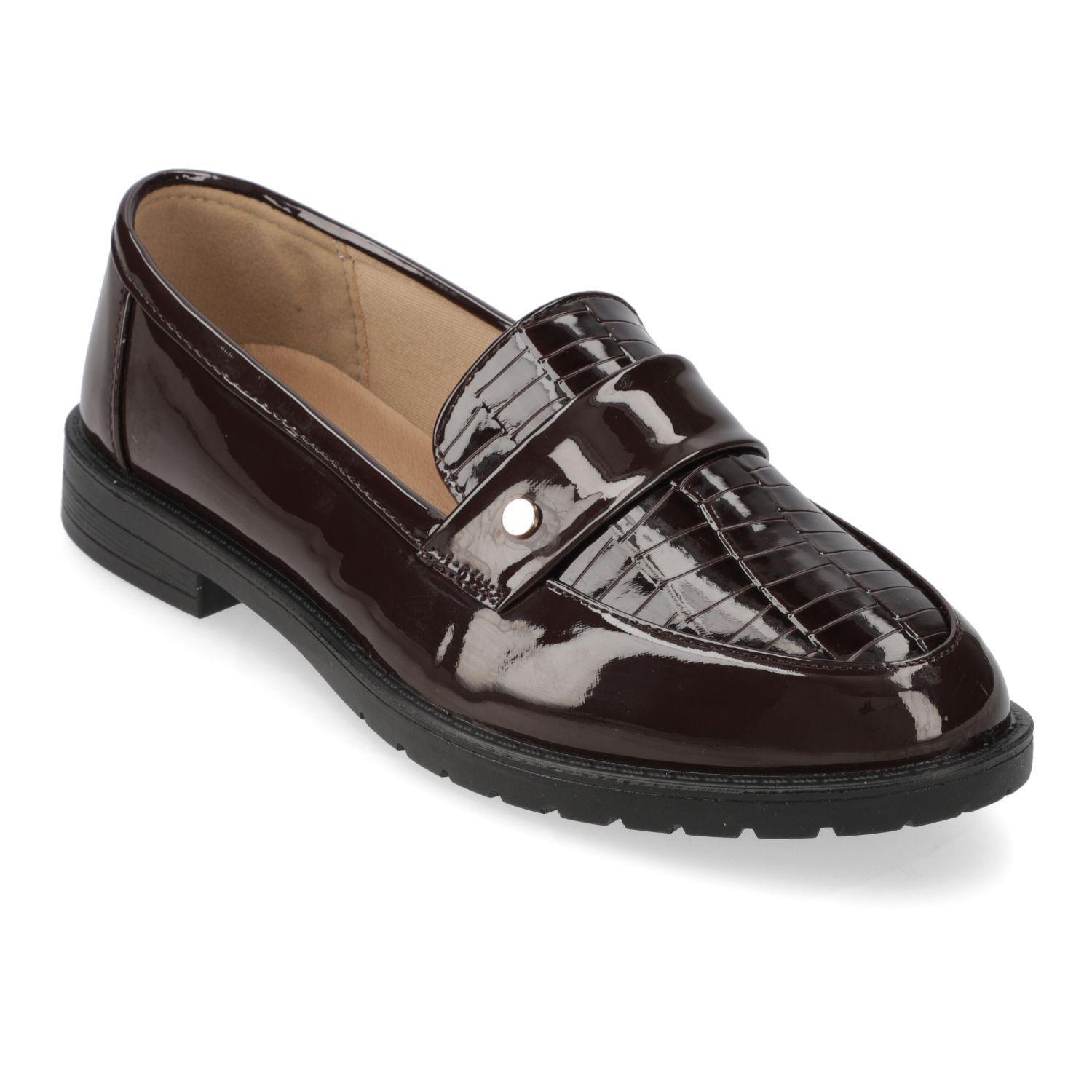 Mocasin Croco Café New Walk-1