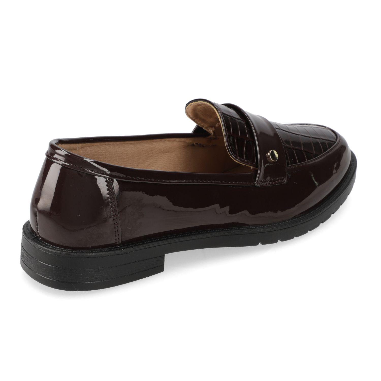 Mocasin Croco Café New Walk-3