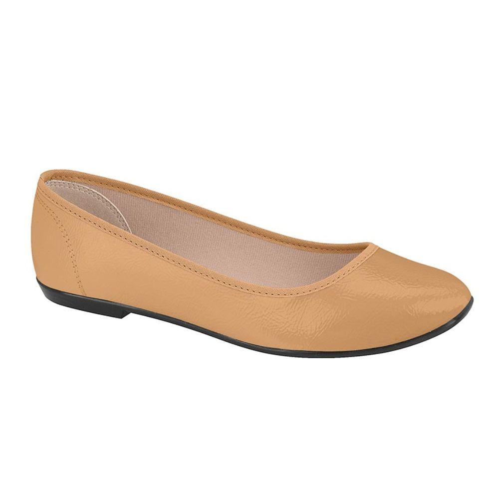 Zapato Plano Mujer Moleca Beige-0