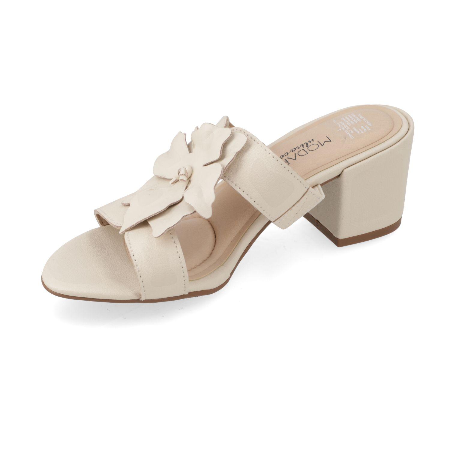 Sandalia Taco Modare Crema 15468-2