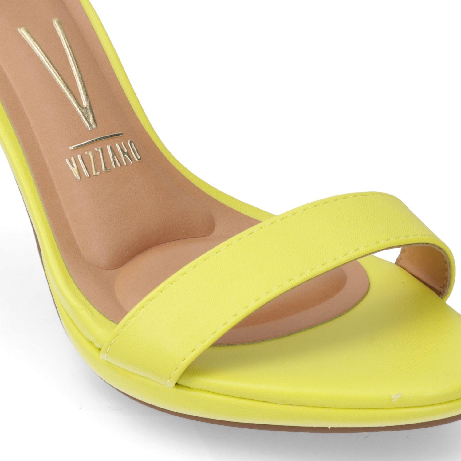 Sandalia Taco Vizzano Amarillo 10359-5