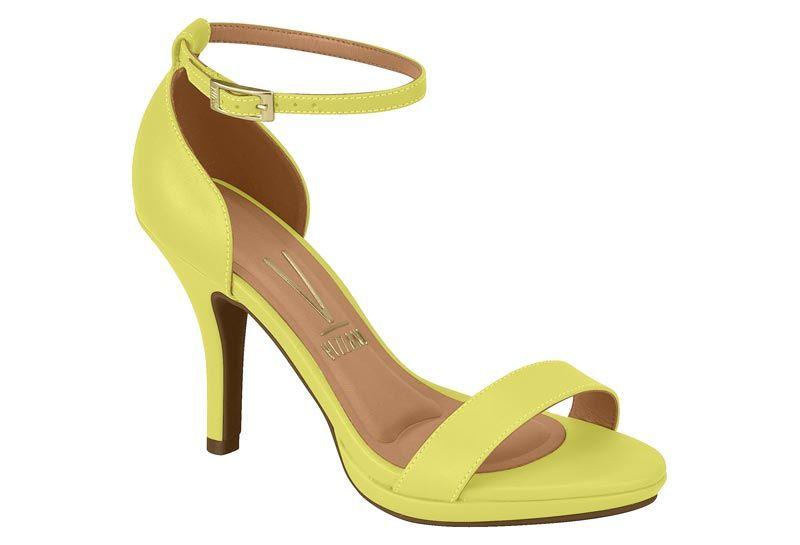 Sandalia Taco Vizzano Amarillo 10359-6