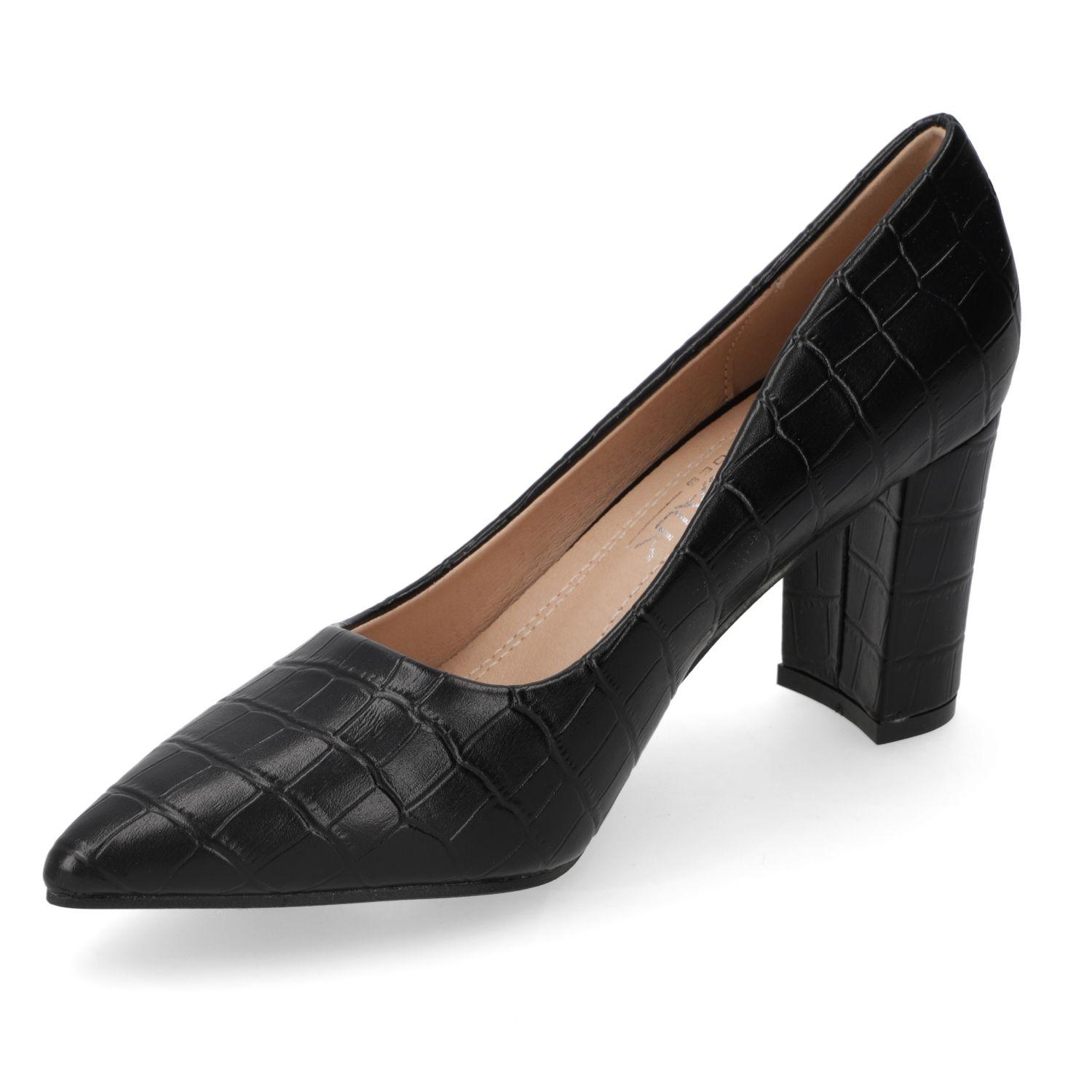 Zapato taco New Walk Negro 15875-2