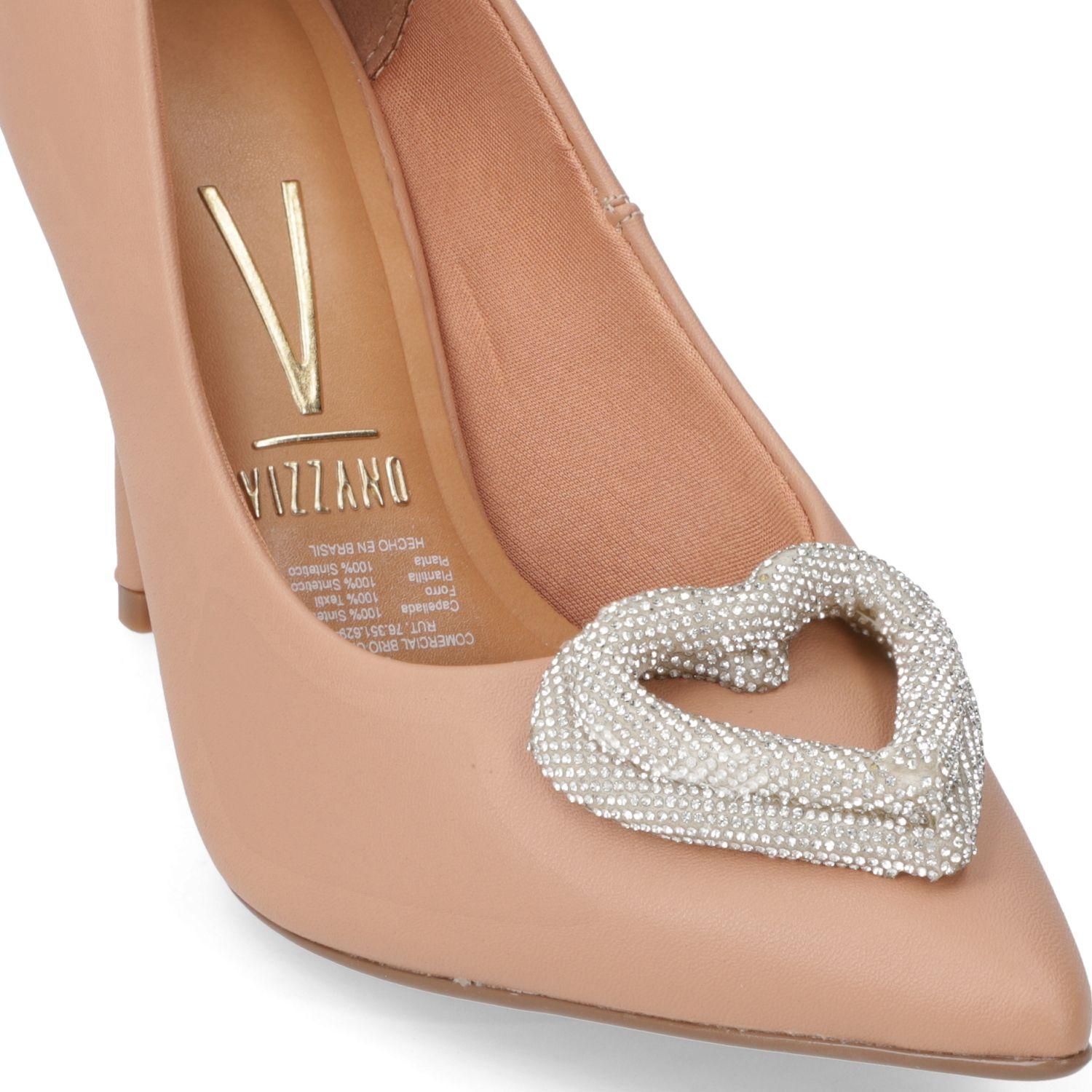 Zapato Para Mujer Taco Aguja Stiletto Nude 1184-1 - Vizzano-4