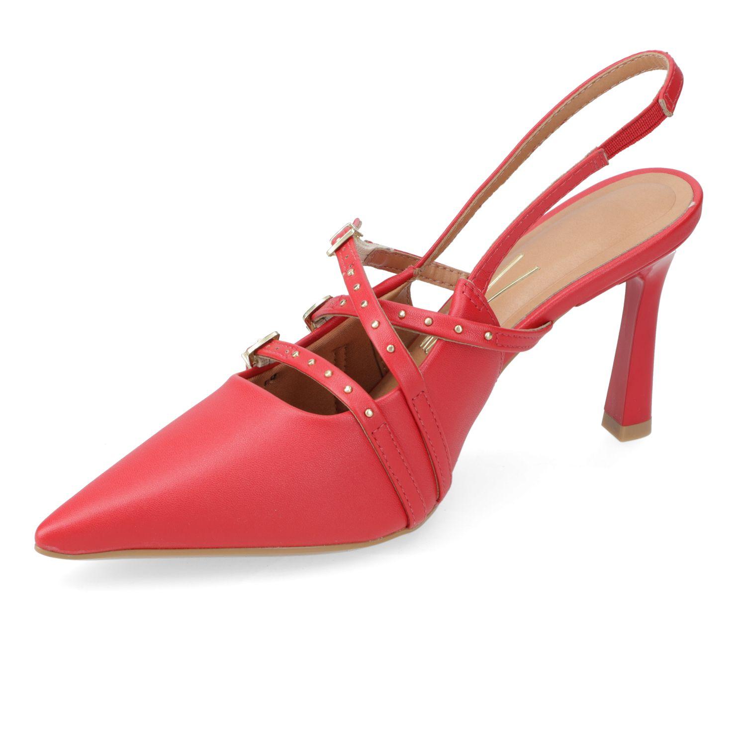 Stiletto Vizzano Rojo Taco 10 Cm-2