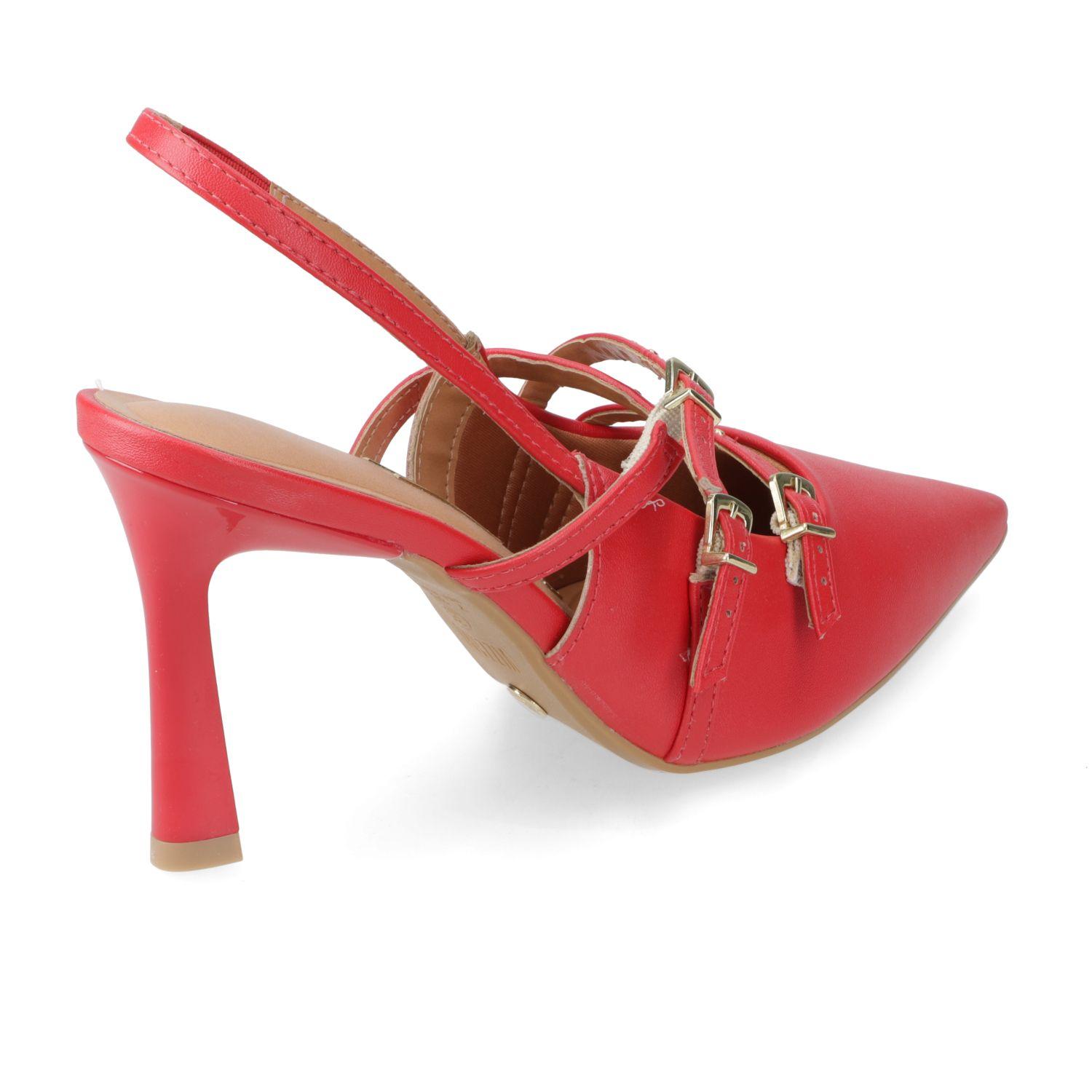 Stiletto Vizzano Rojo Taco 10 Cm-3
