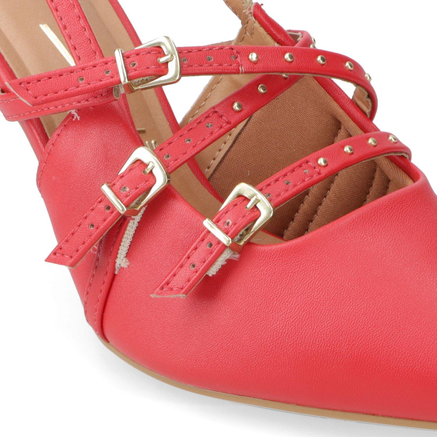 Stiletto Vizzano Rojo Taco 10 Cm-4