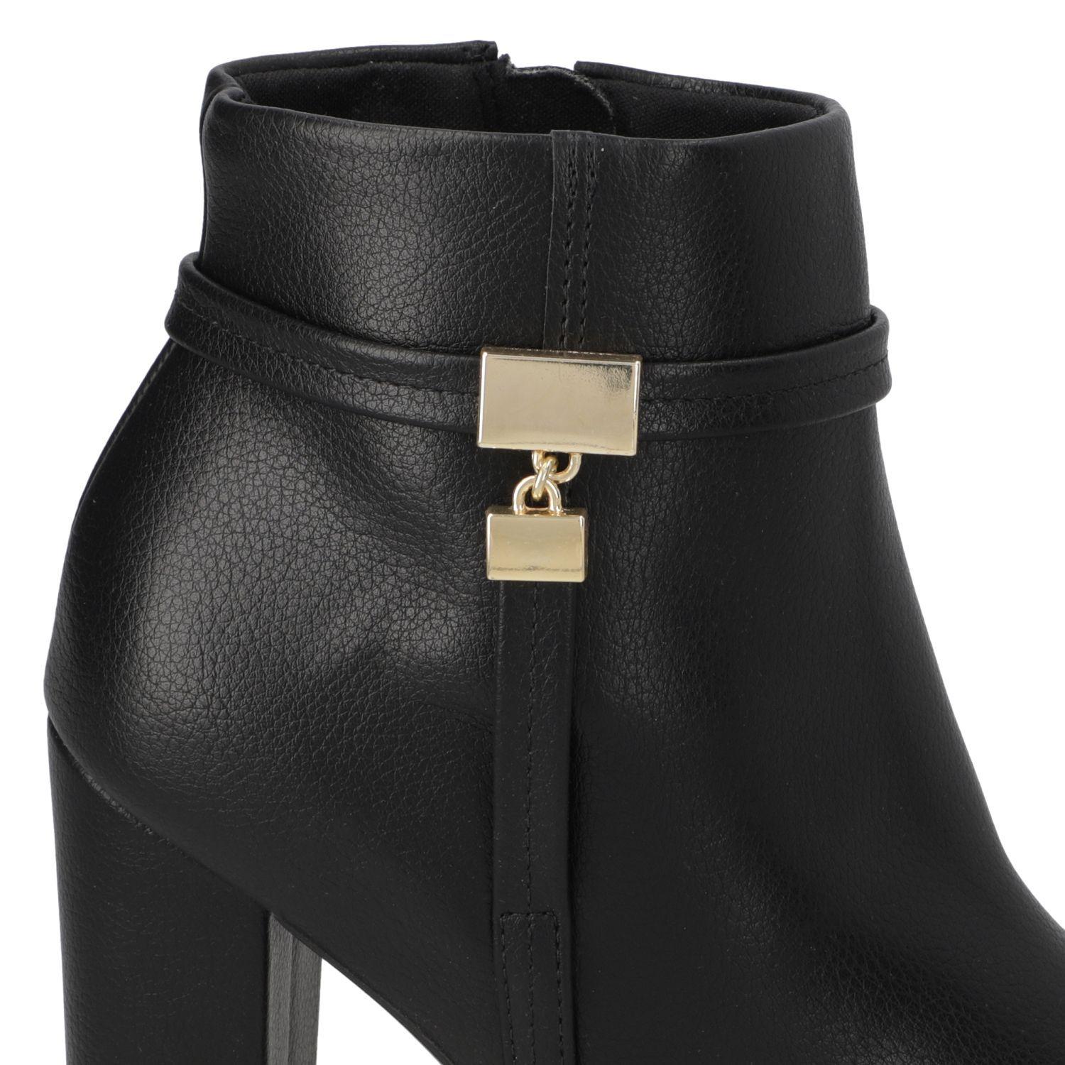 Botin Vizzano Taco Ancho 10 cm Negro -5