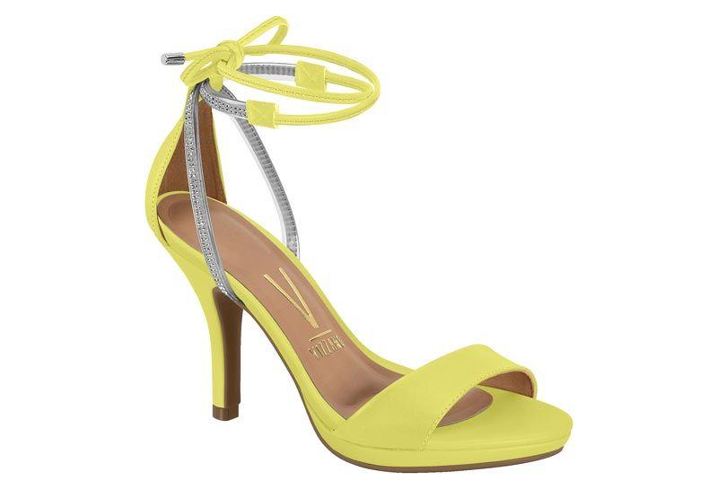 Sandalia Taco Vizzano Amarillo 10392-5