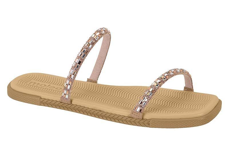 Sandalia Plana Moleca Camel 15614-0