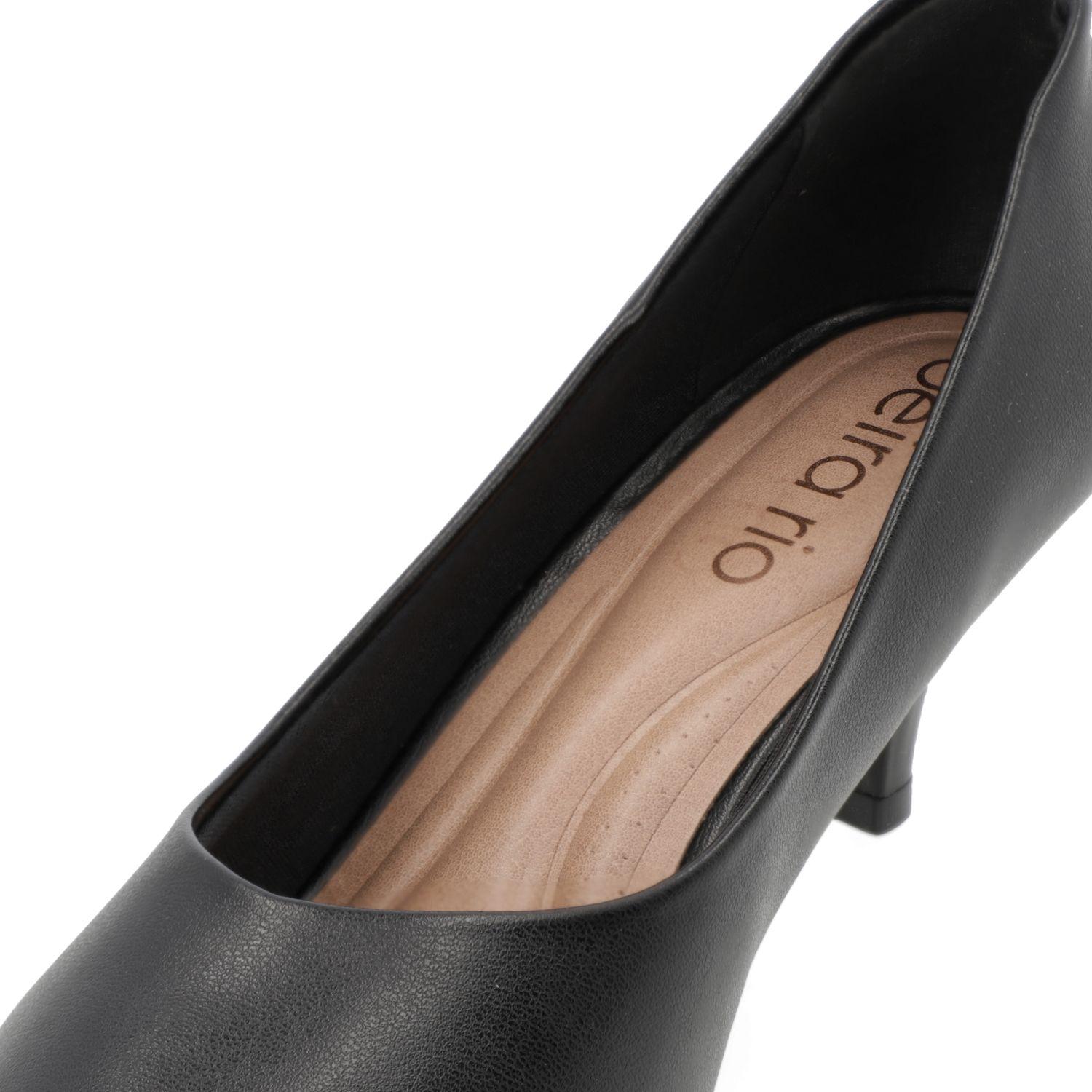 Zapato Mujer Taco Aguja Stiletto Negro 4076-1 - Beira Rio-4
