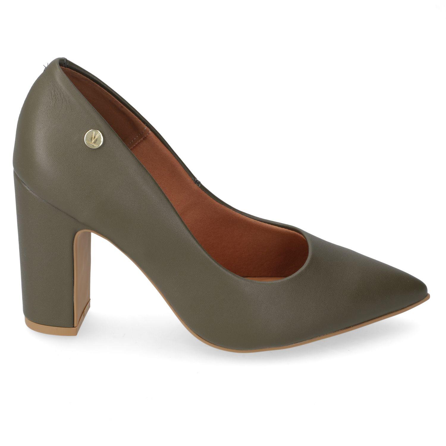 Zapato Taco Vizzano Verde Taco 10 Cm Efecto Cuero-0