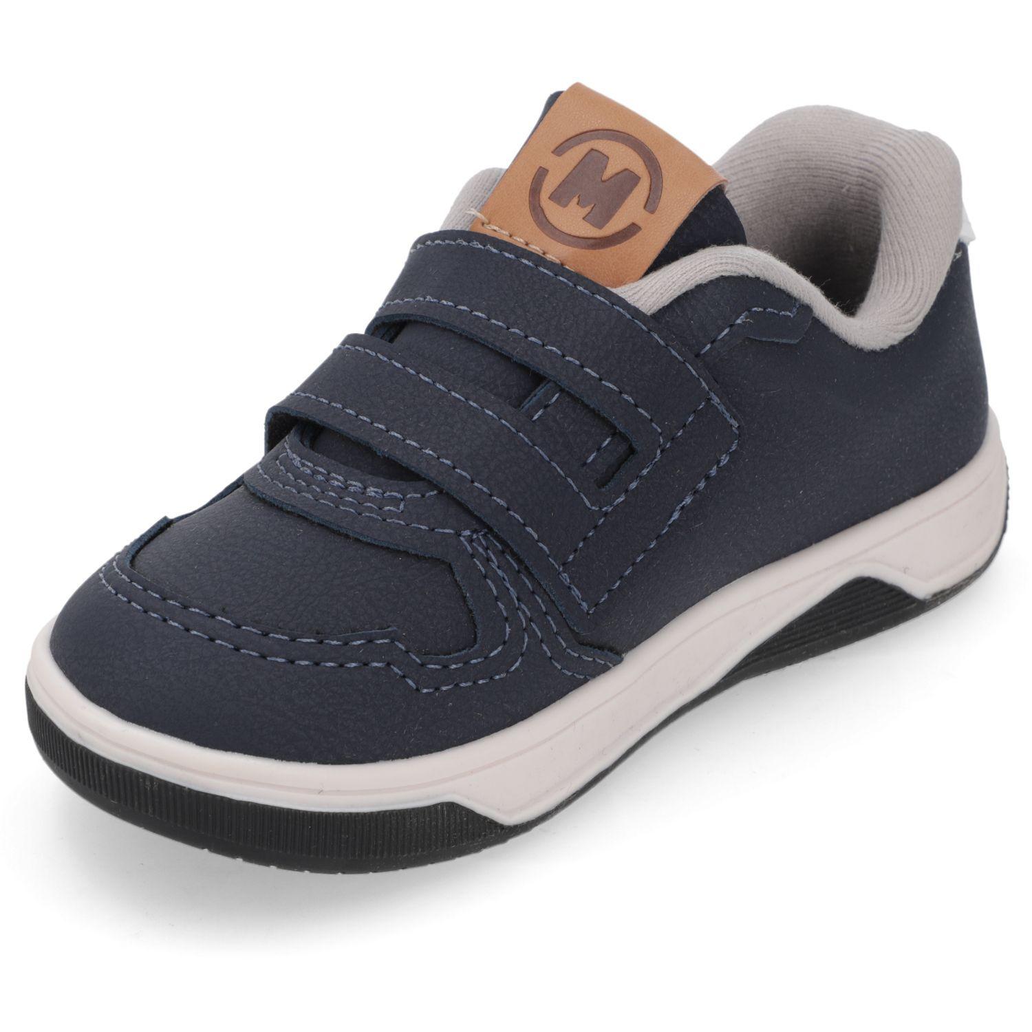 Zapatilla Urbana Niño Azul Marino con Velcro Molekinho-2