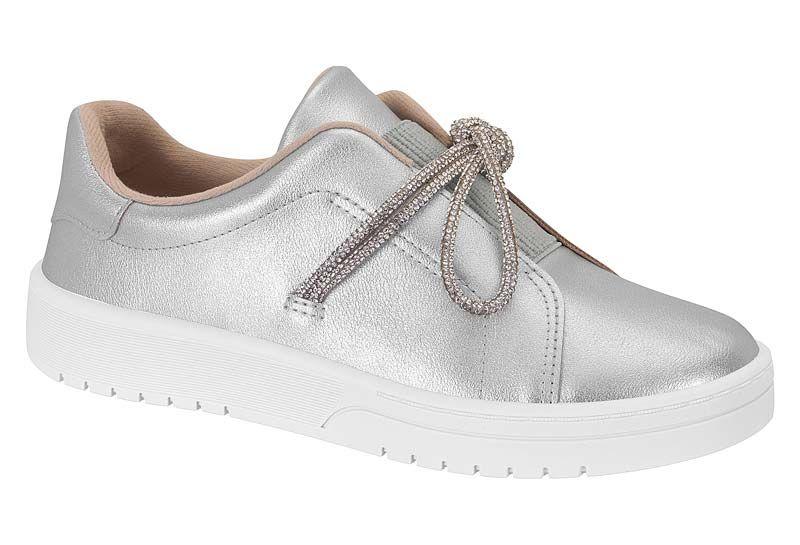 Zapatilla Casual Moleca Plata 15144-0