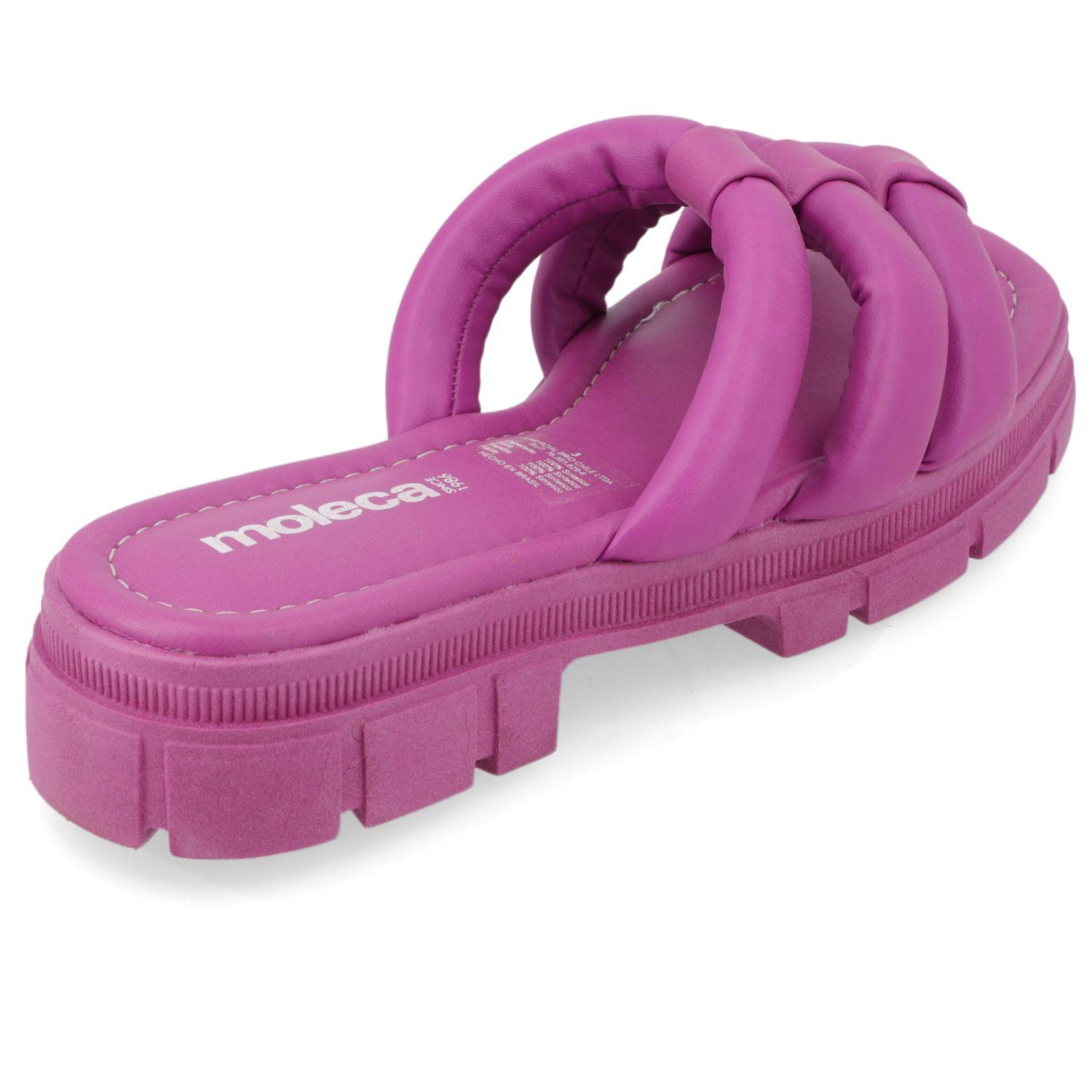 Sandalia Plana Moleca Morado 10870-4