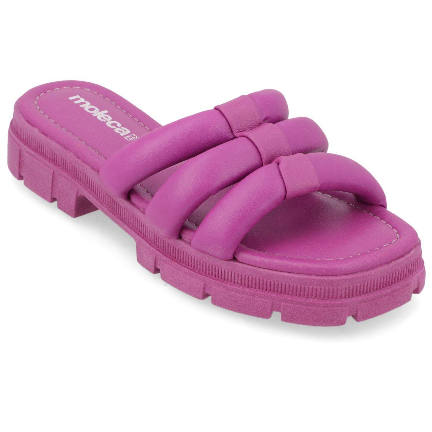 Sandalia Plana Moleca Morado 10870-0