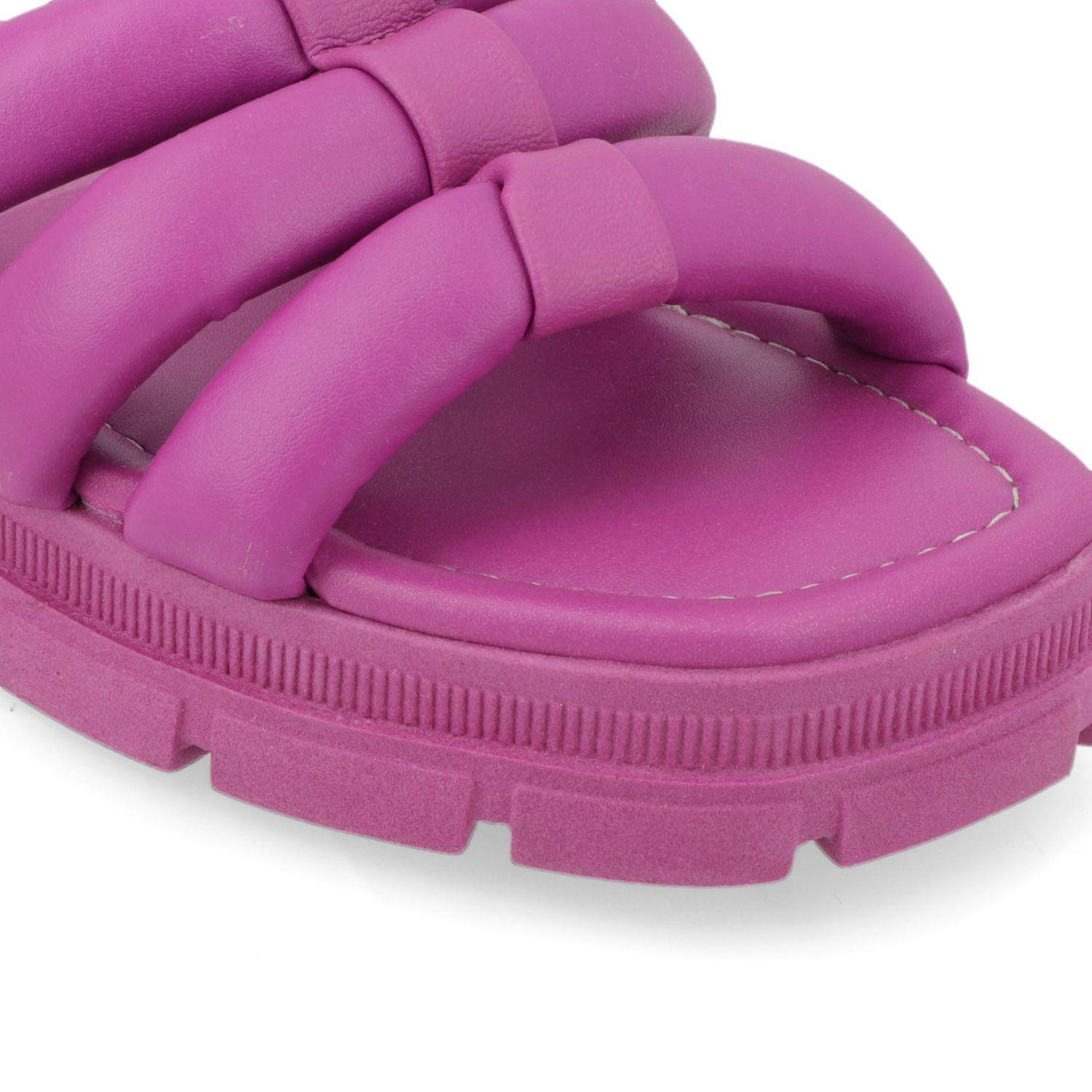 Sandalia Plana Moleca Morado 10870-5