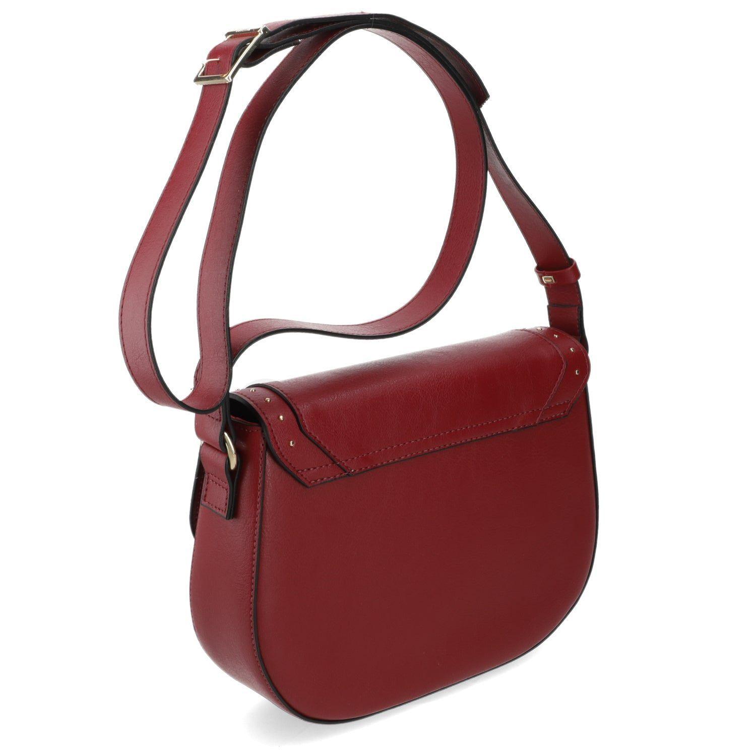Cartera Bandolera Mujer Vizzano Roja con Detalles de Tachas-5
