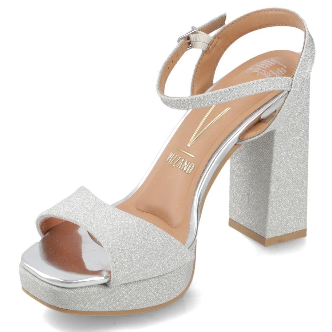 Sandalia Fiesta Taco Ancho Plateado Vizzano Mujer-3