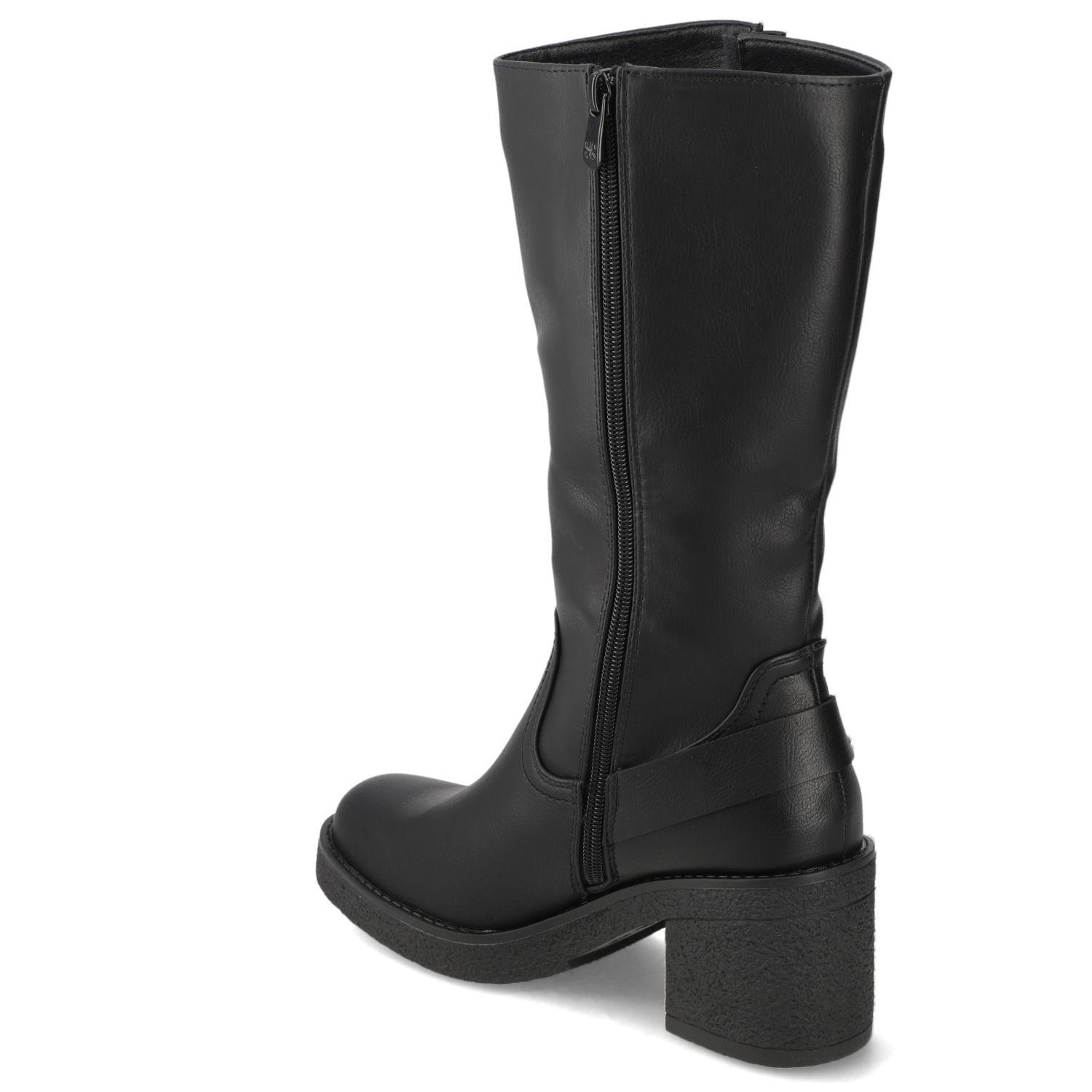 Bota Taco Ancho Negro Agua de Coco-3