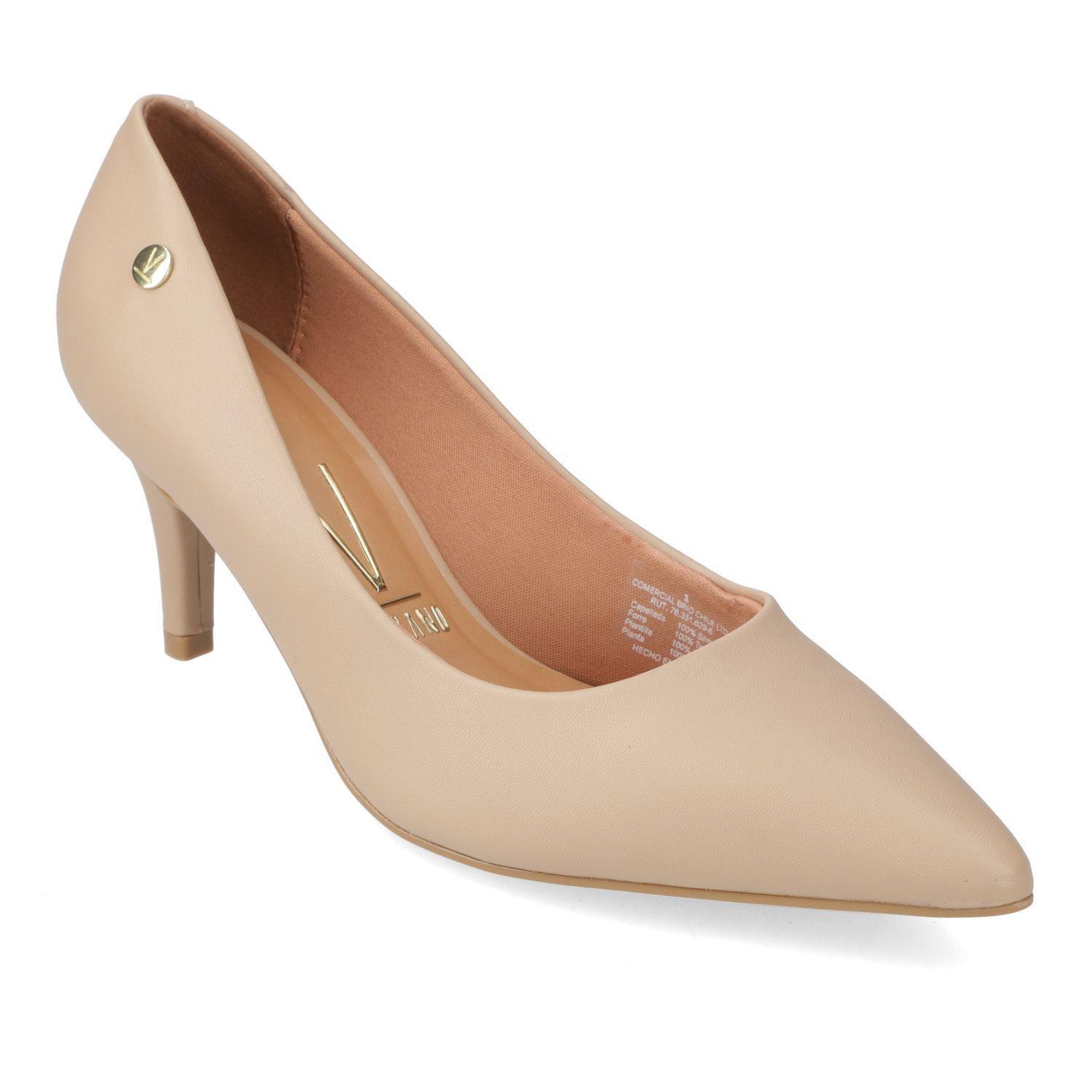 Zapato Mujer Taco Aguja Stiletto Beige 1185-702- Vizzano-0