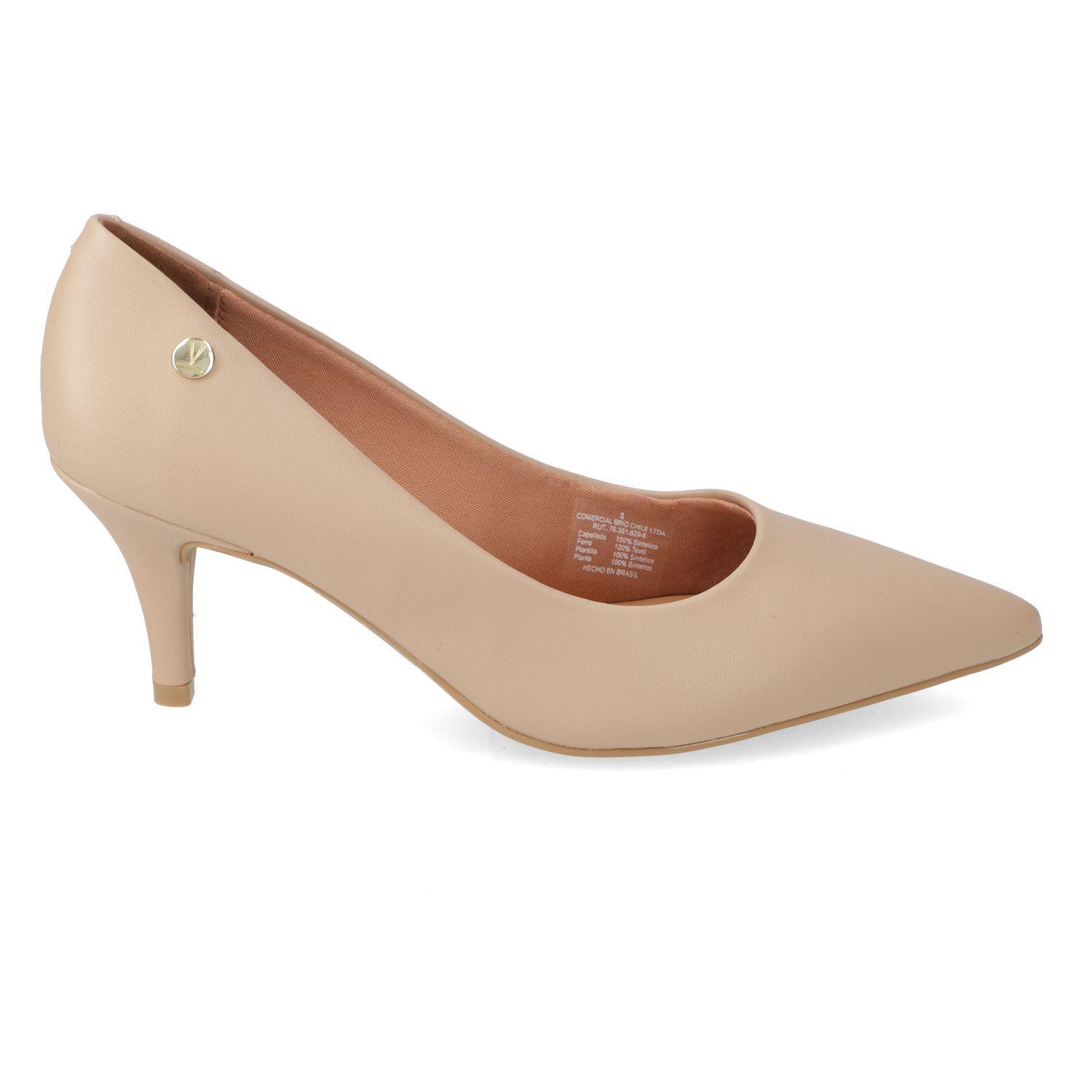 Zapato Mujer Taco Aguja Stiletto Beige 1185-702- Vizzano-1