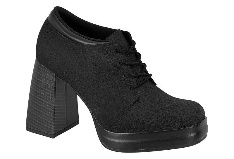 Zapato Mujer Taco Cuadrado Negro 4298-104- Beira Rio-0