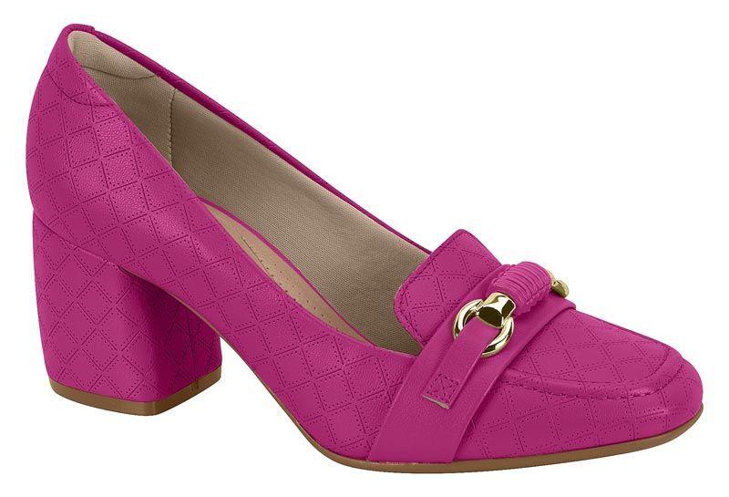 Zapato Mujer Taco Cuadrado Fucsia 4304-104- Beira Rio-0