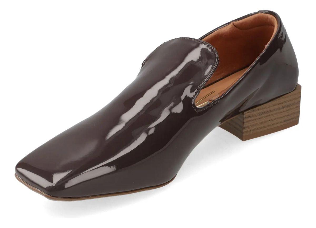 Mocasines Charol Chocolate Vizzano-2