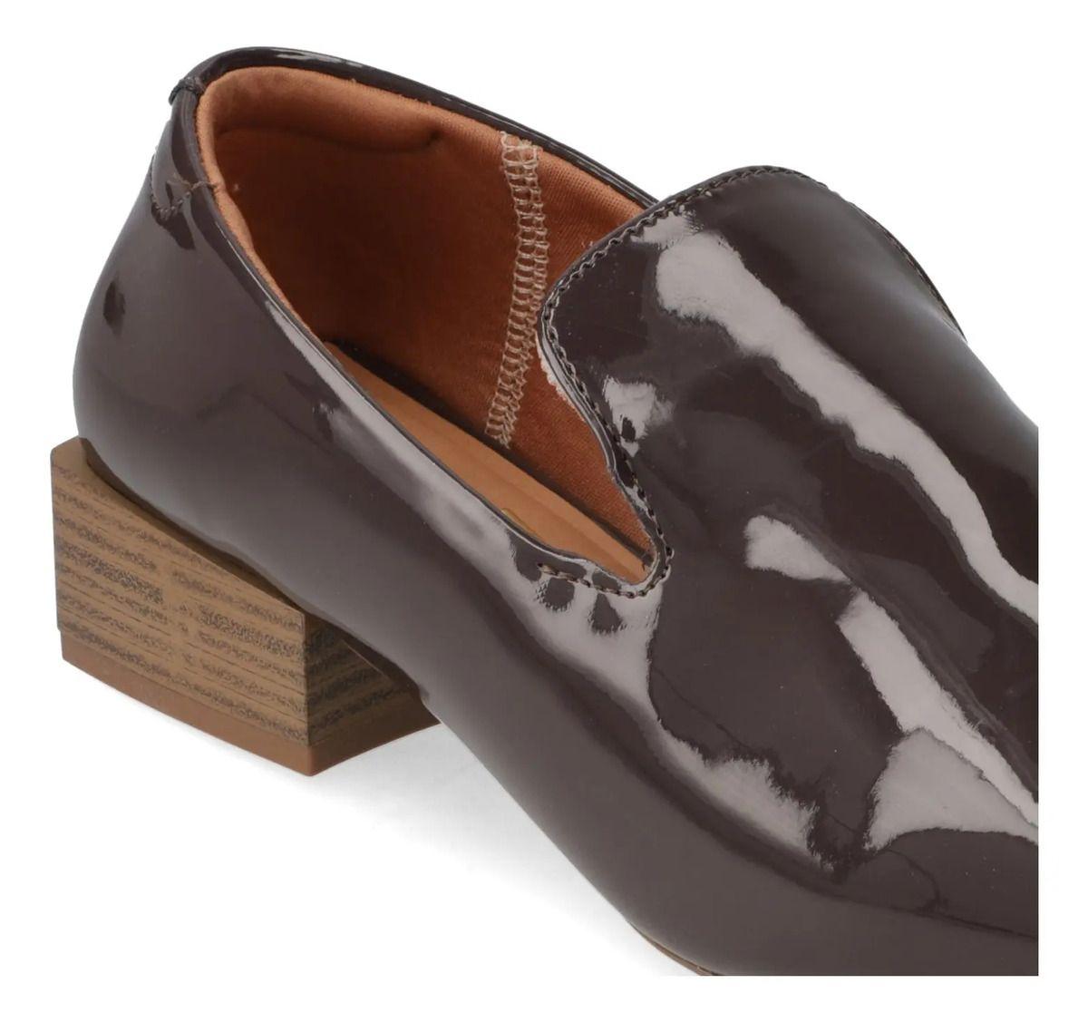 Mocasines Charol Chocolate Vizzano-5