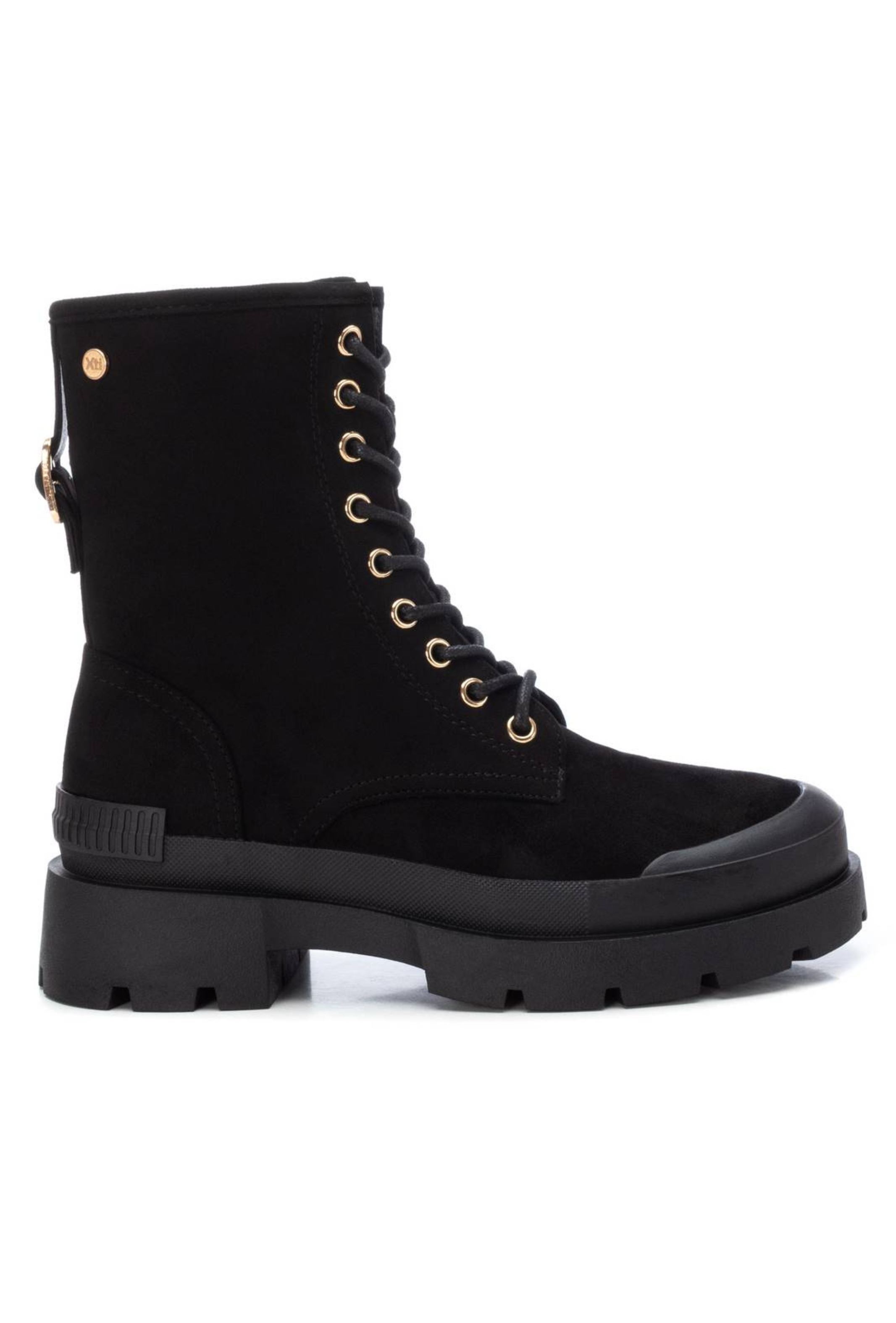 Botin Mujer Gamuza Negro 142025-NE XTI-0