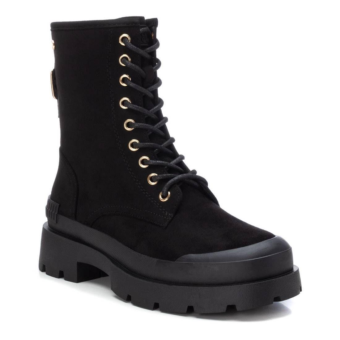 Botin Mujer Gamuza Negro 142025-NE XTI-2