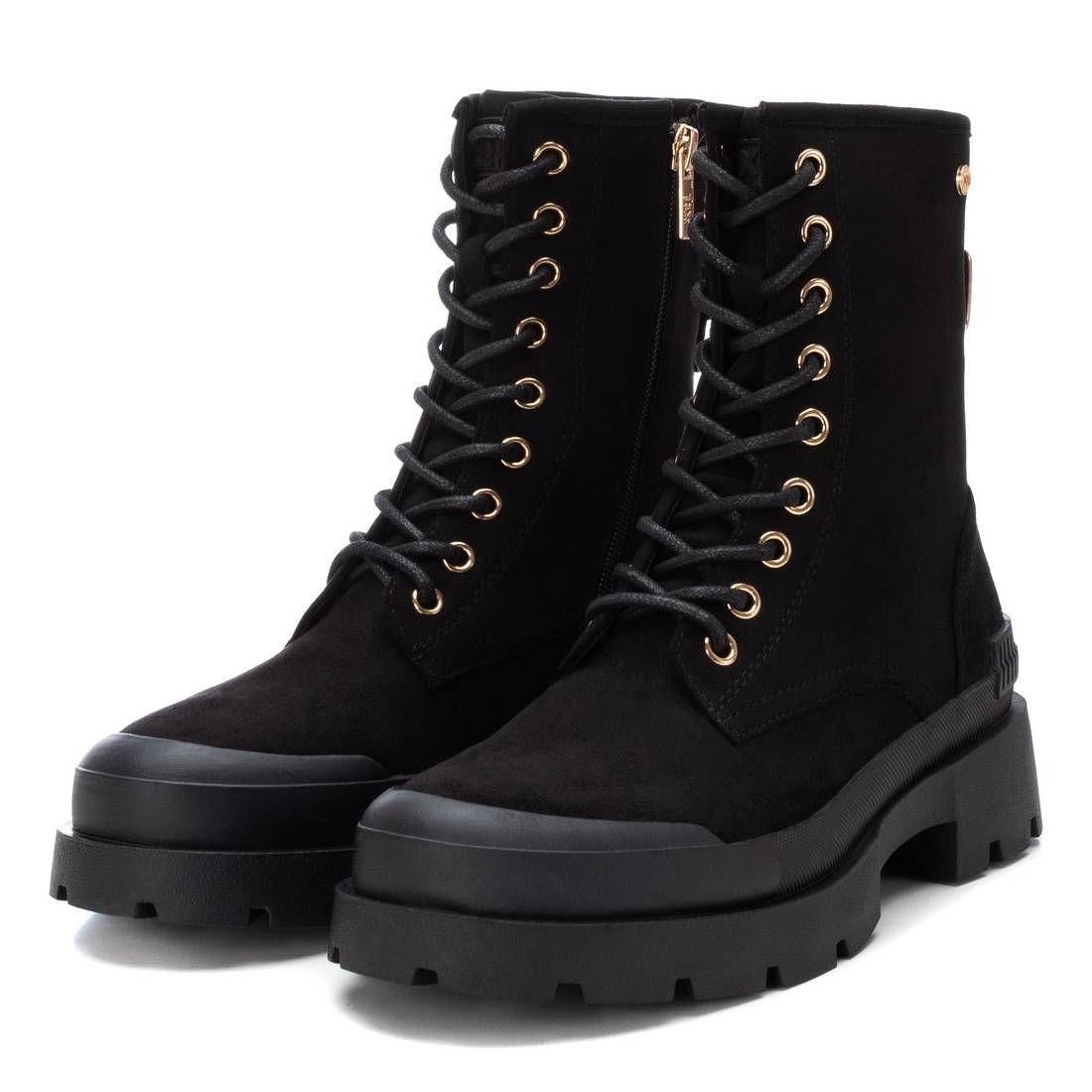 Botin Mujer Gamuza Negro 142025-NE XTI-4