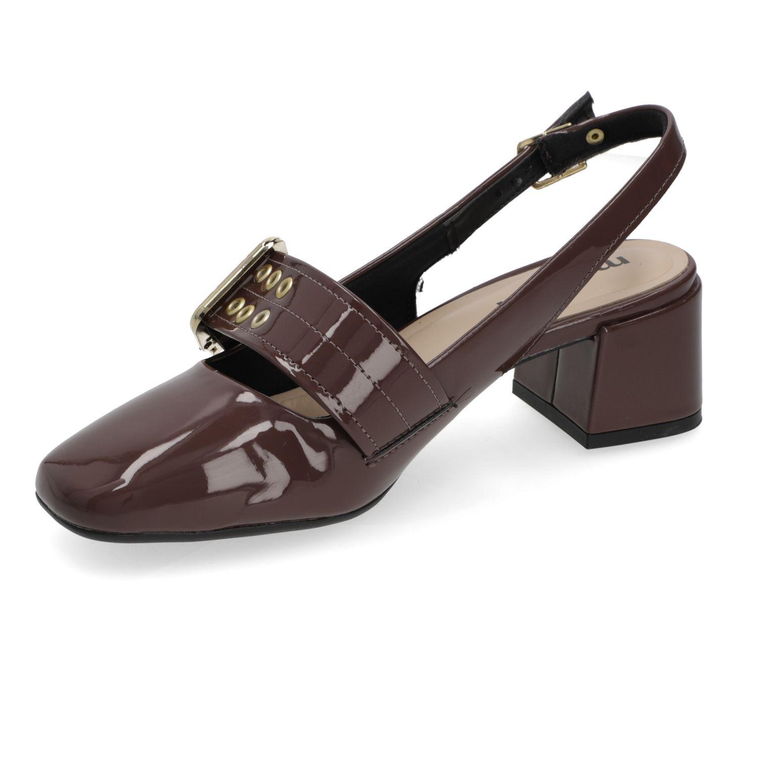 Zapato taco Moleca Café 16049-2