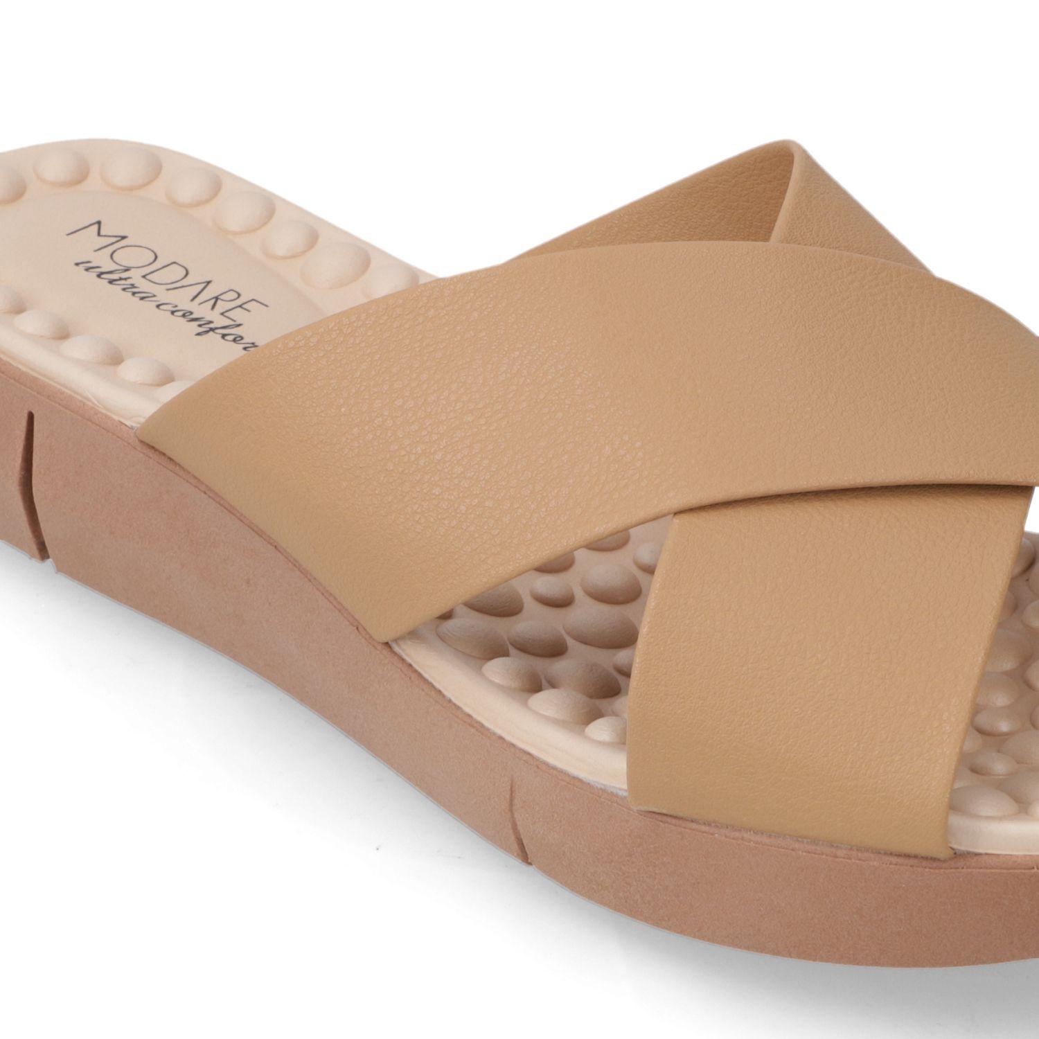 Sandalia Plana Modare Café 13903-5