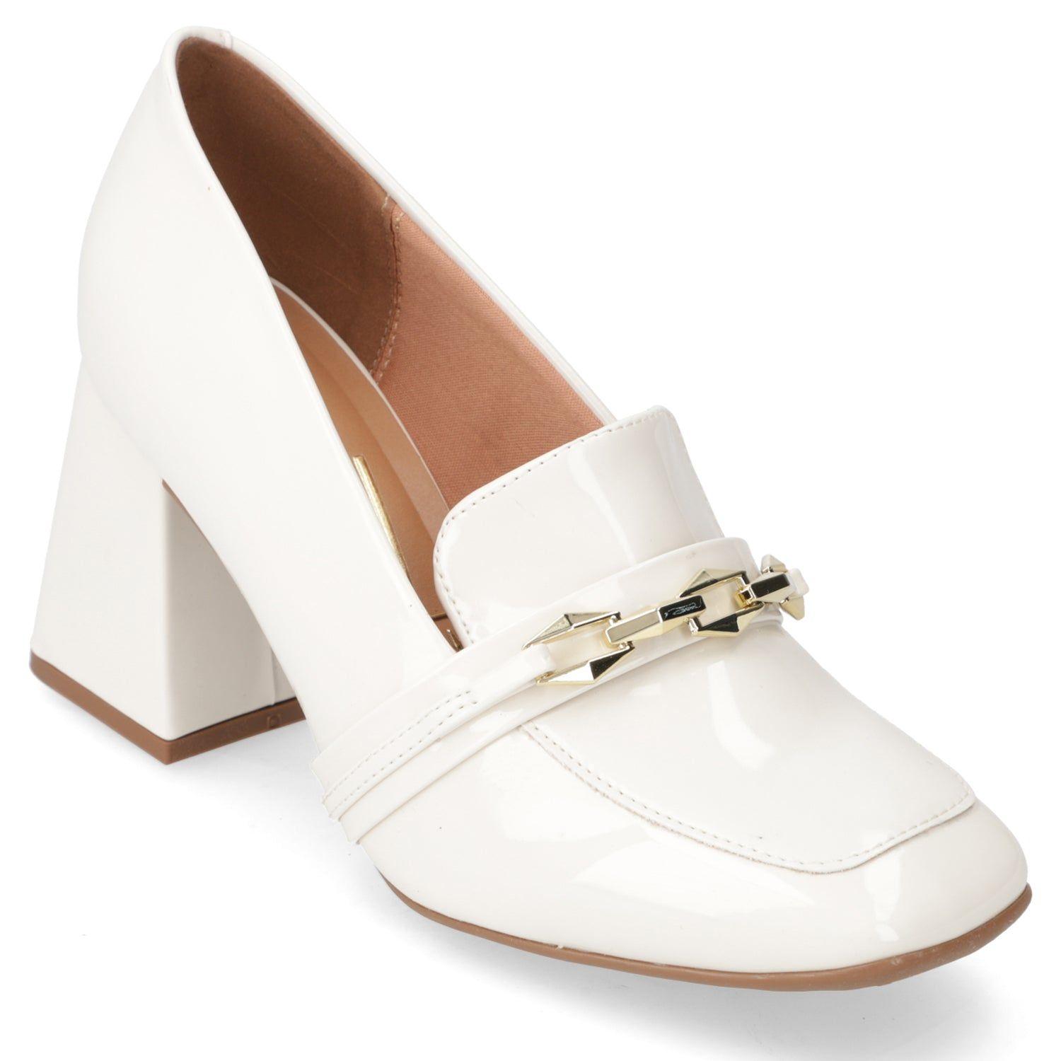 Zapato Taco Ancho Vizzano Blanco-0