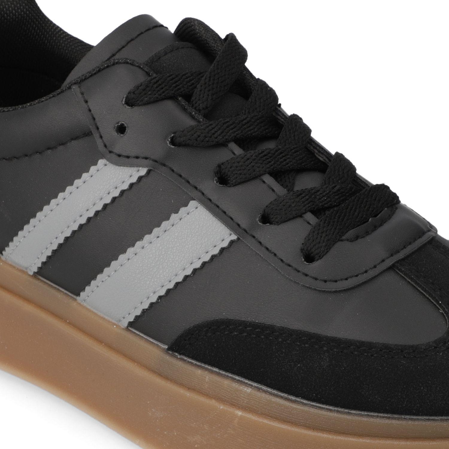 Zapatilla Casual New Walk Negro 15834-4