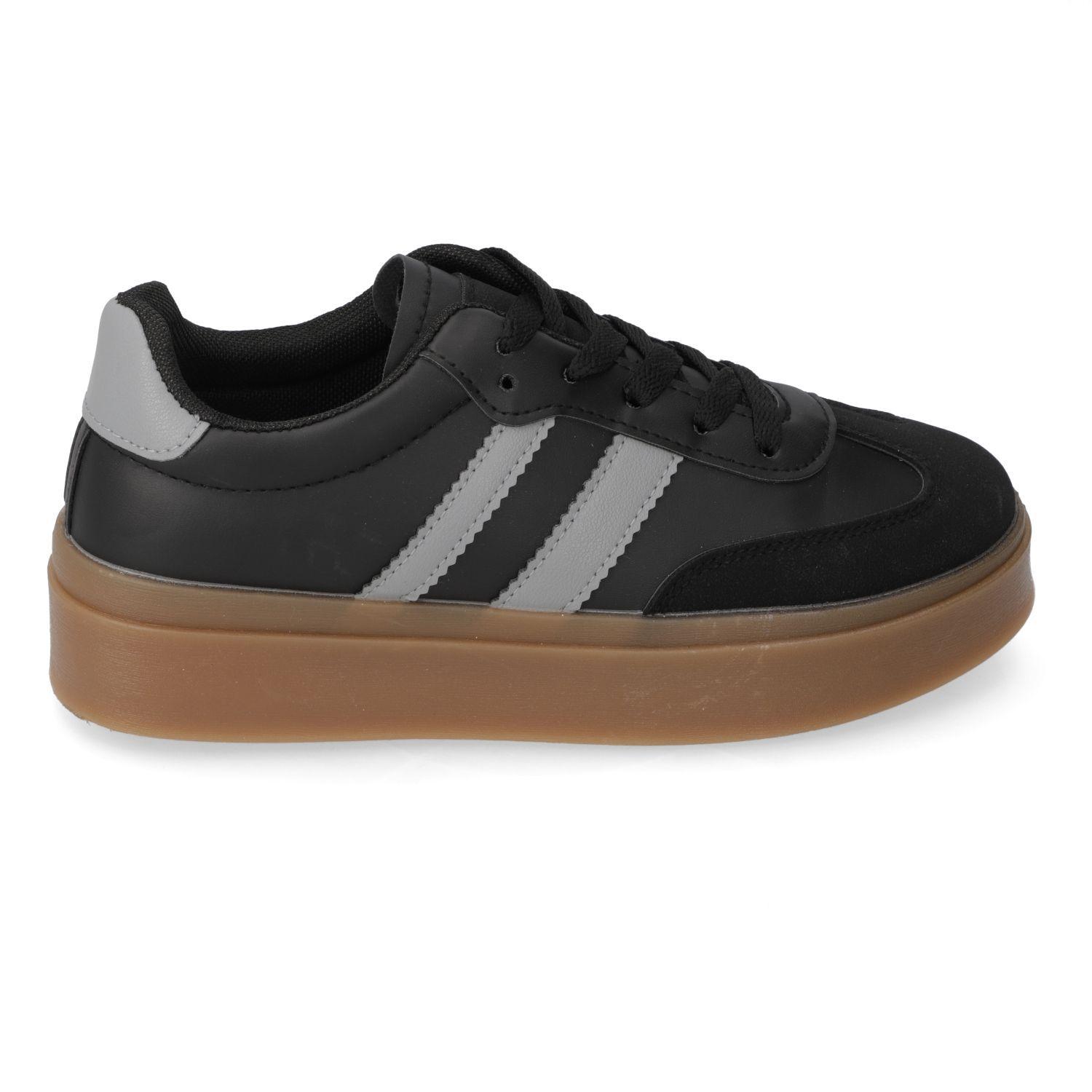 Zapatilla Casual New Walk Negro 15834-0