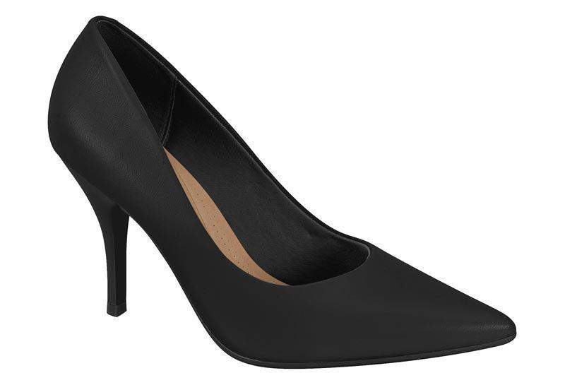 Stiletto Beira Rio Negro Taco 10 Cm-0