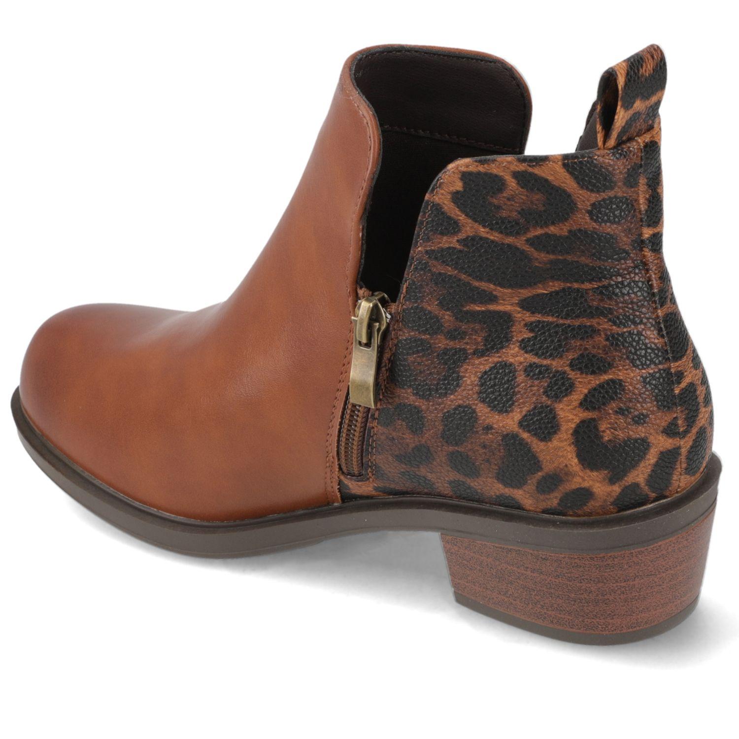 Botín Café Animal Print New Walk-2