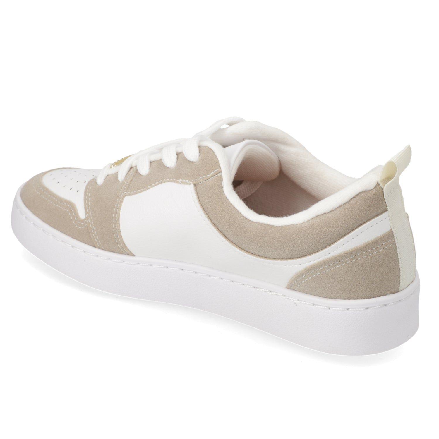 Zapatilla Mujer Vizzano Blanca con Beige-3