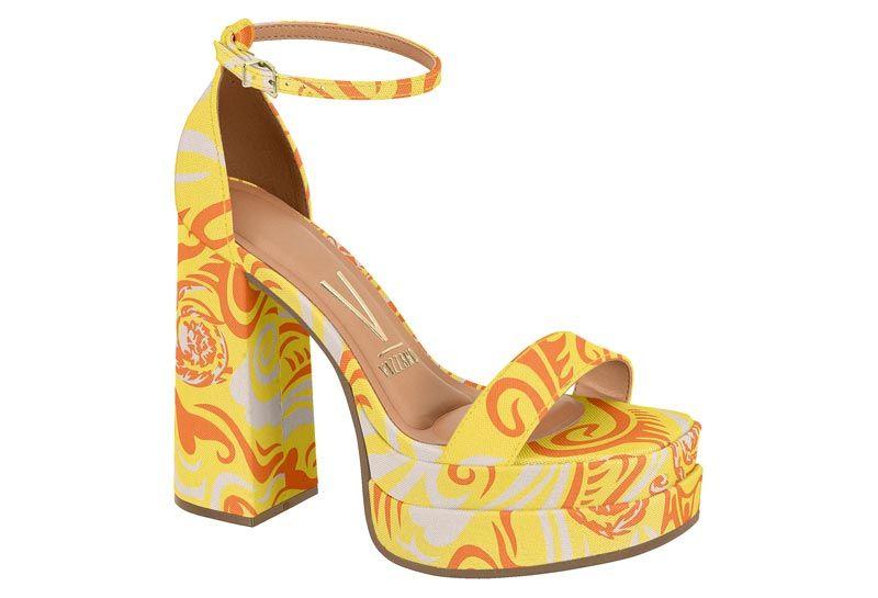 Sandalia Taco Vizzano Amarillo-0