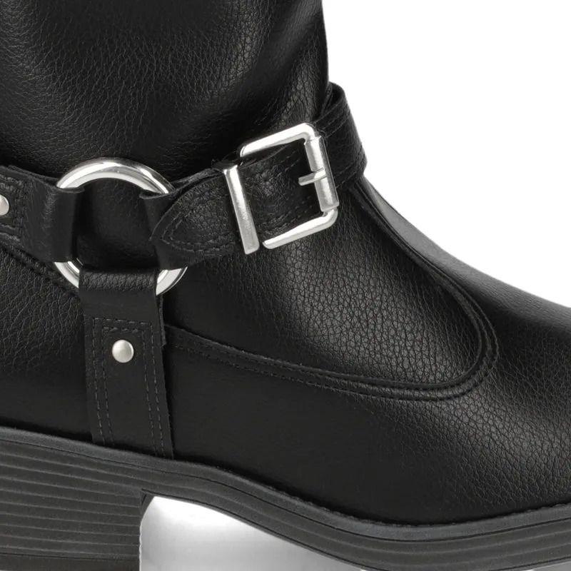 Bota Negra Mujer Moleca-6