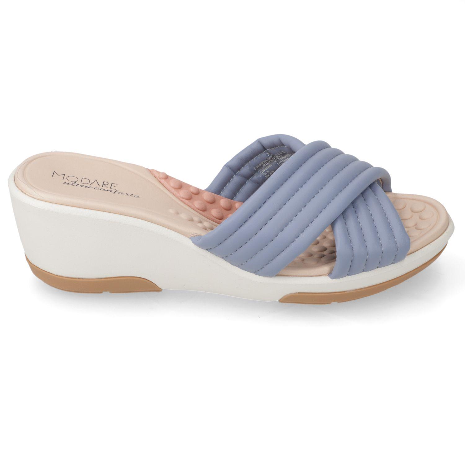 Sandalia Taco Modare Azul 13954-1