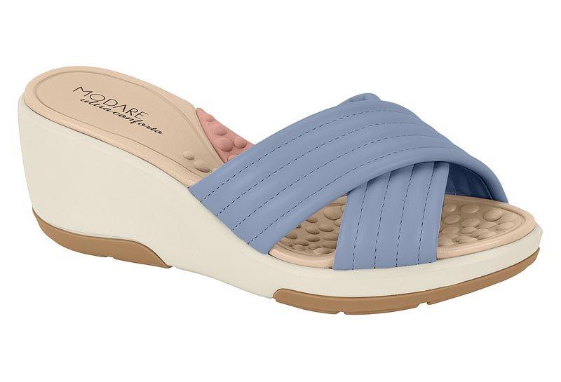 Sandalia Taco Modare Azul 13954-6
