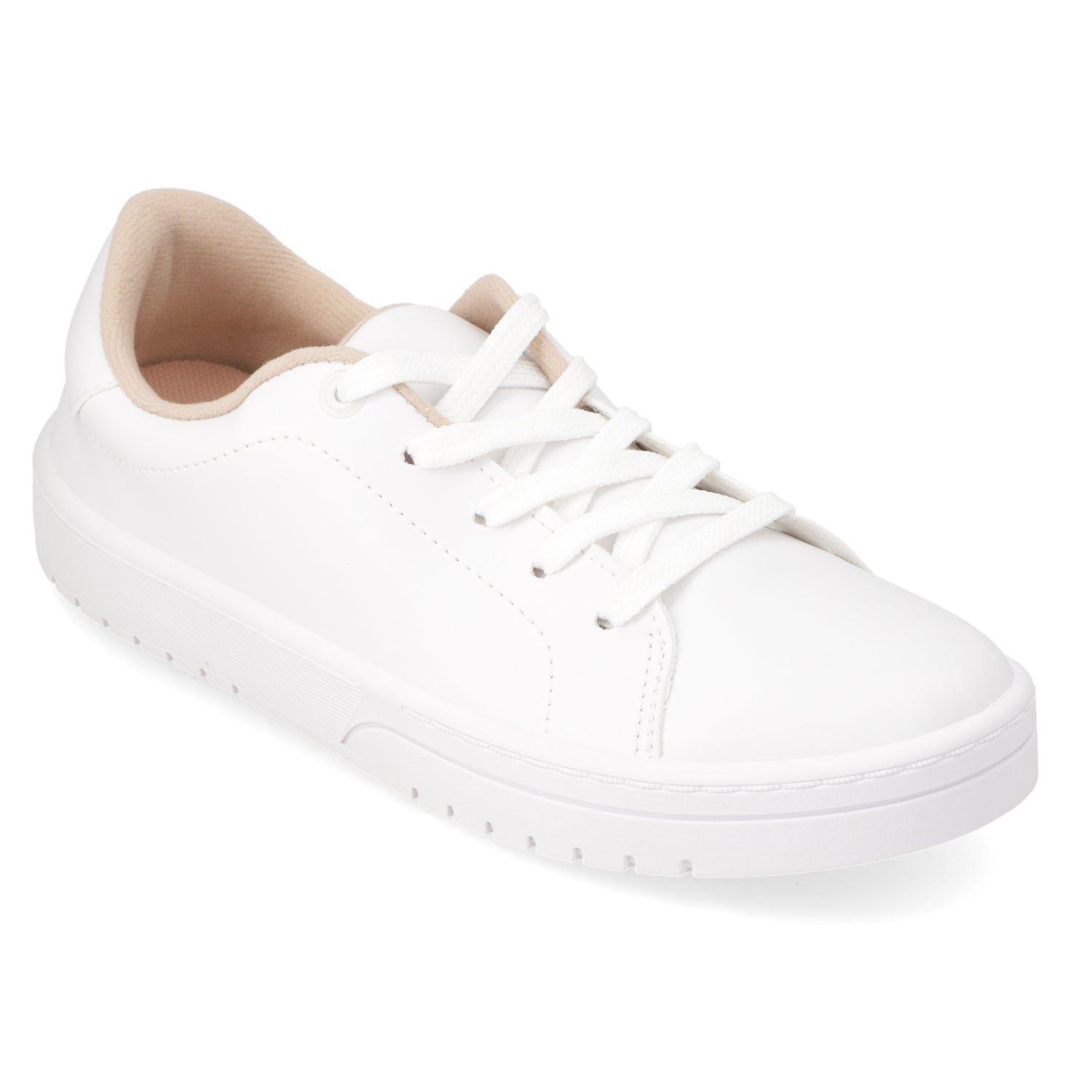 Zapatillas Casuales Blancas Moleca-0