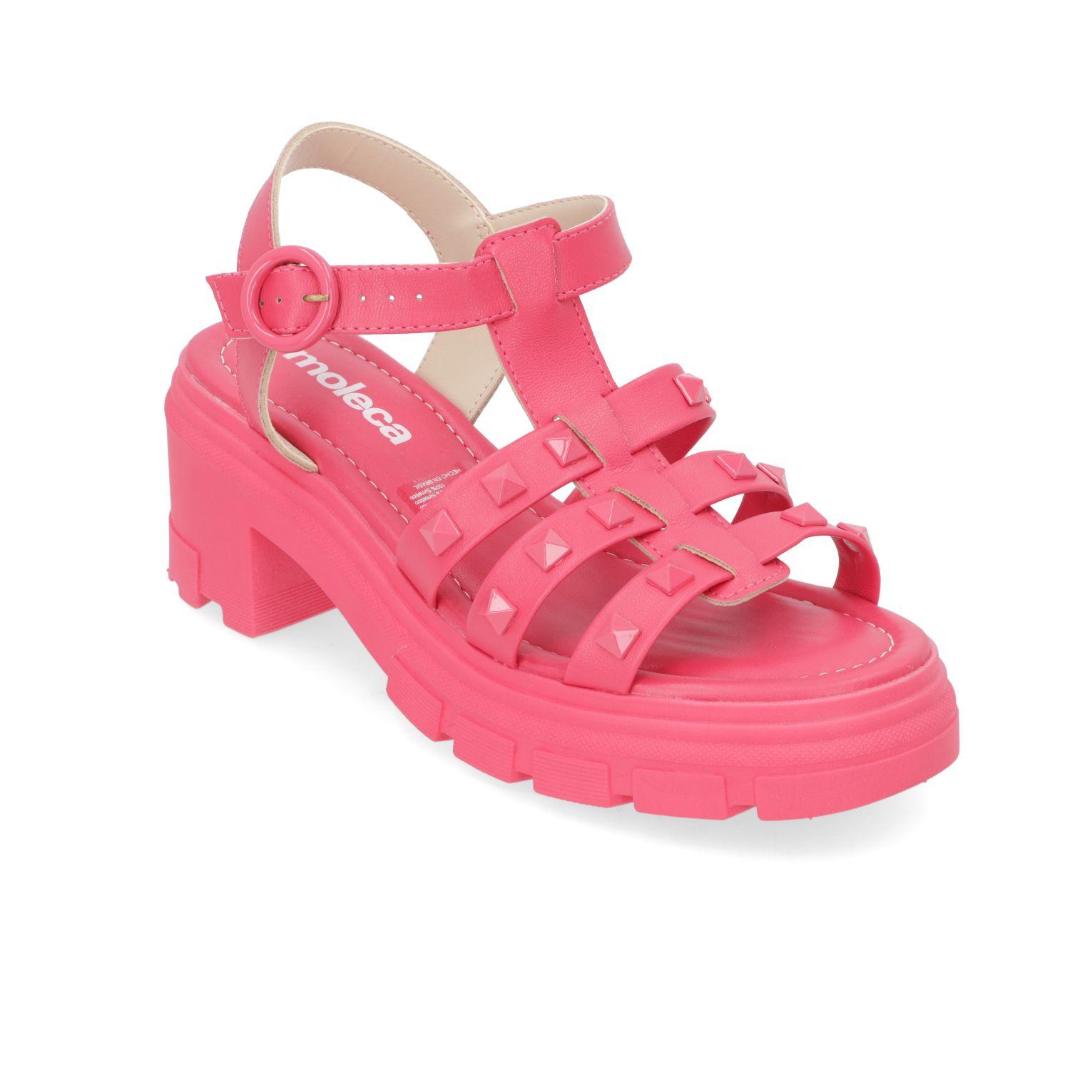 Sandalia Taco Moleca Rosado 10931-1