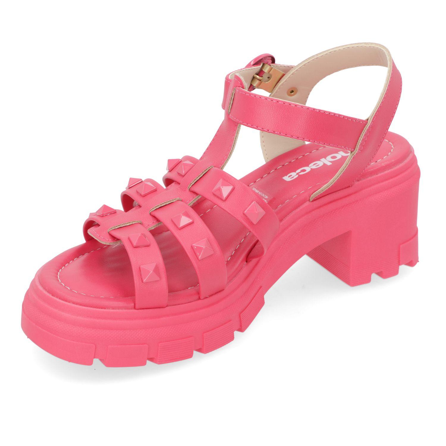 Sandalia Taco Moleca Rosado 10931-2