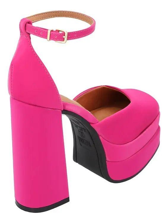 Maxi Plataforma Eco Cuero Rosado-4