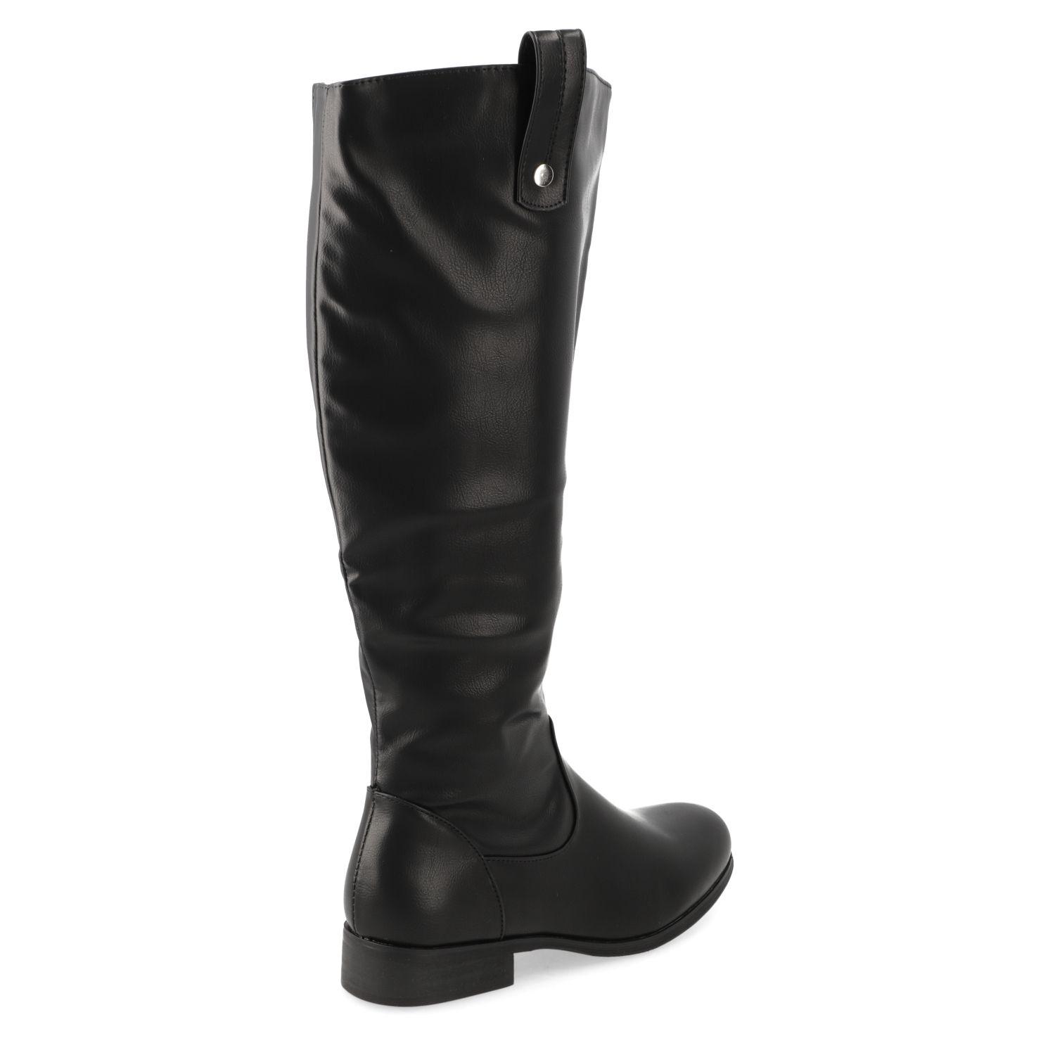 Botas Planas Negro Dorette-3